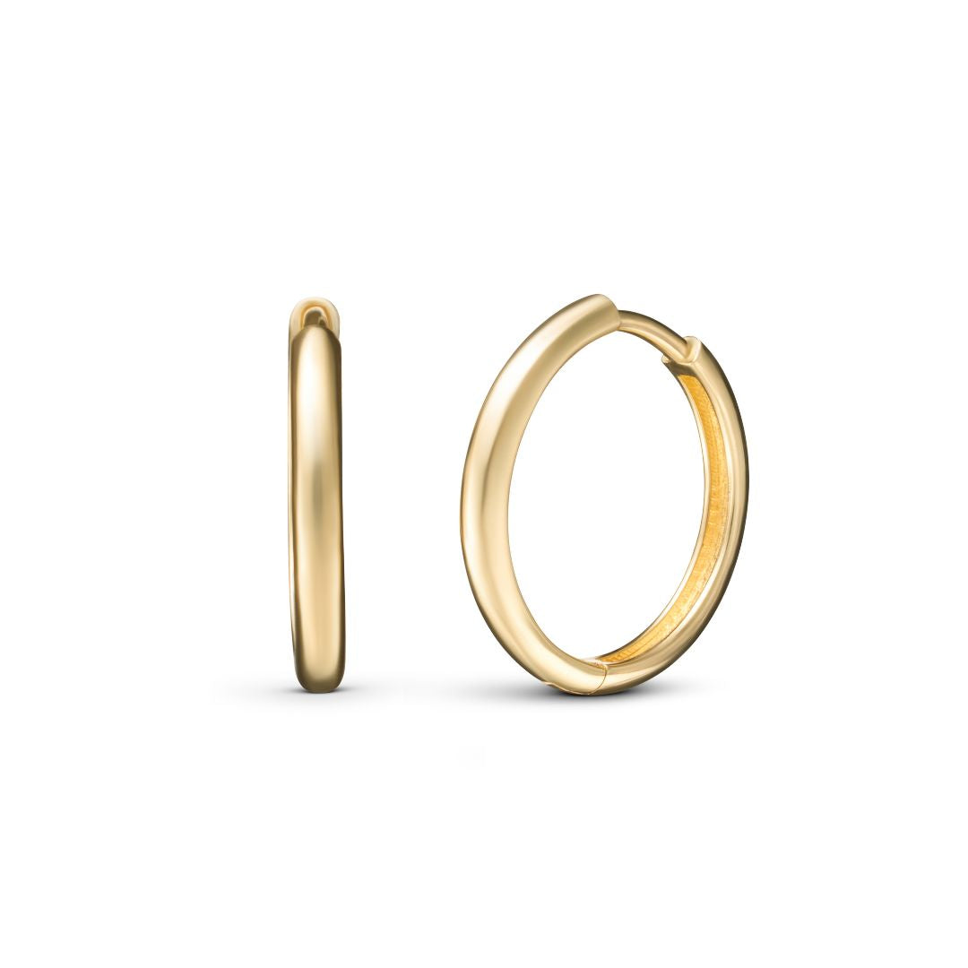 Vittoria rengaskorvakorut, keltakultaa