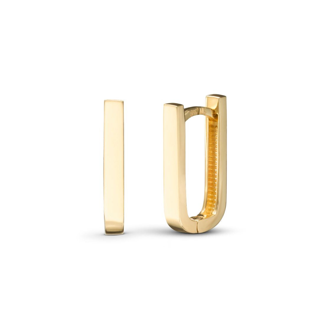 Vittoria rengaskorvakorut, keltakultaa