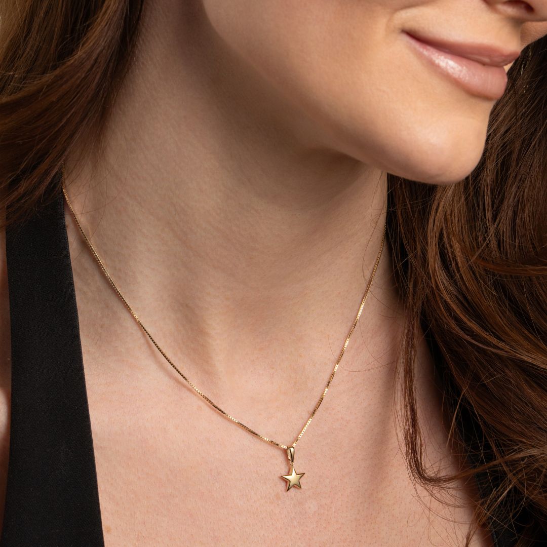 Vittoria Star Pendant, Yellow Gold