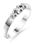 Silván timanttisormus 0,09ct, 14K valkokultaa, Silván timanttikorut - Silván - Laatukoru