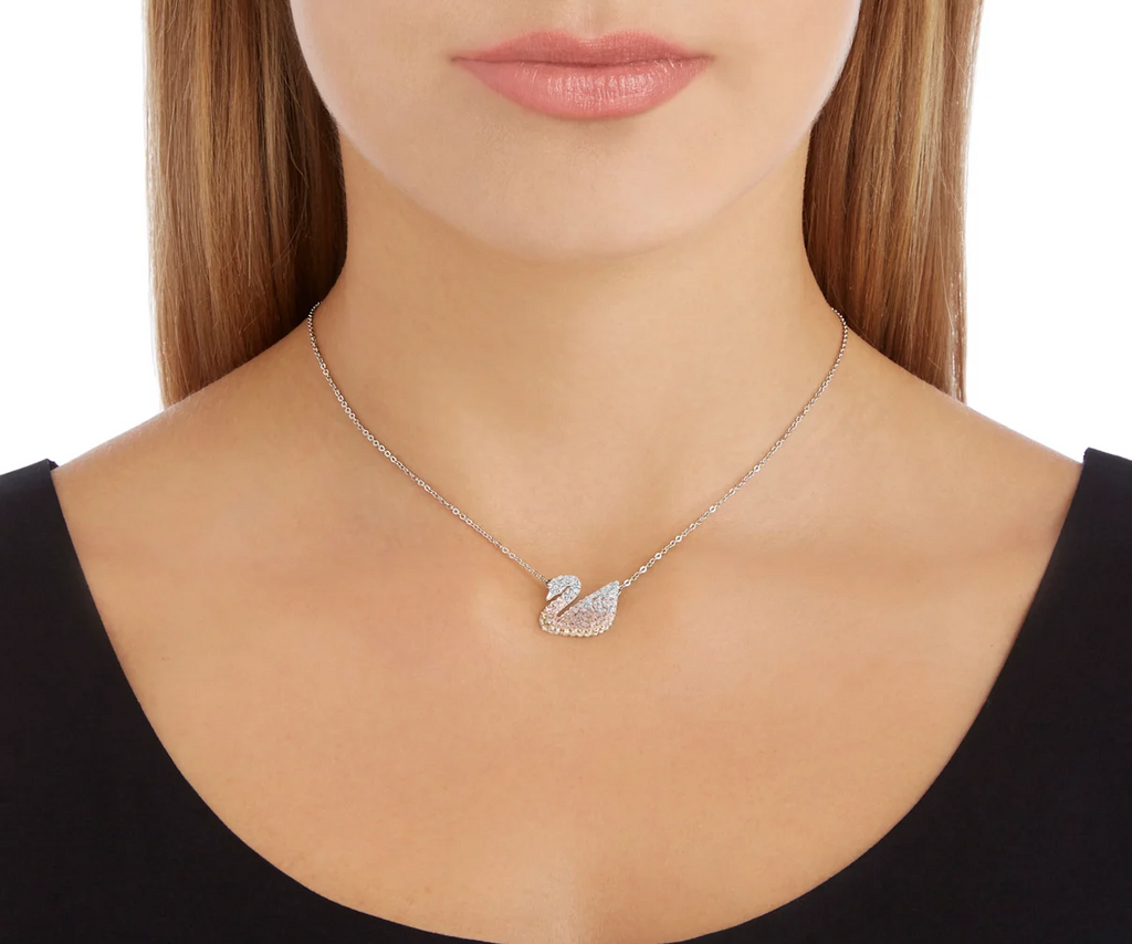 Swarovski Iconic Swan Swan crystal pendant, multicoloured