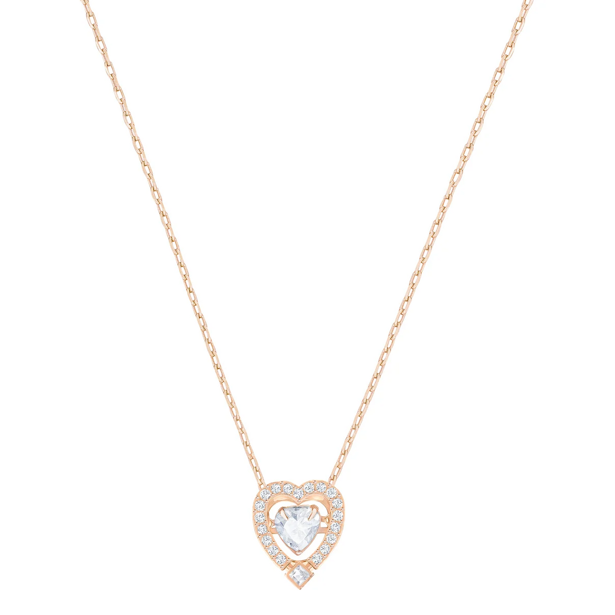 Swarovski dancing 2025 heart necklace