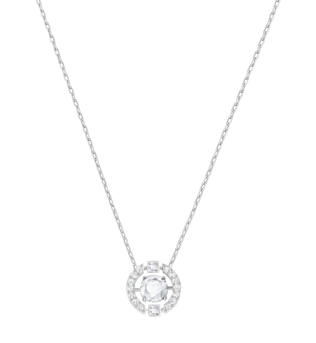 Swarovski Sparkling Dance necklace, white