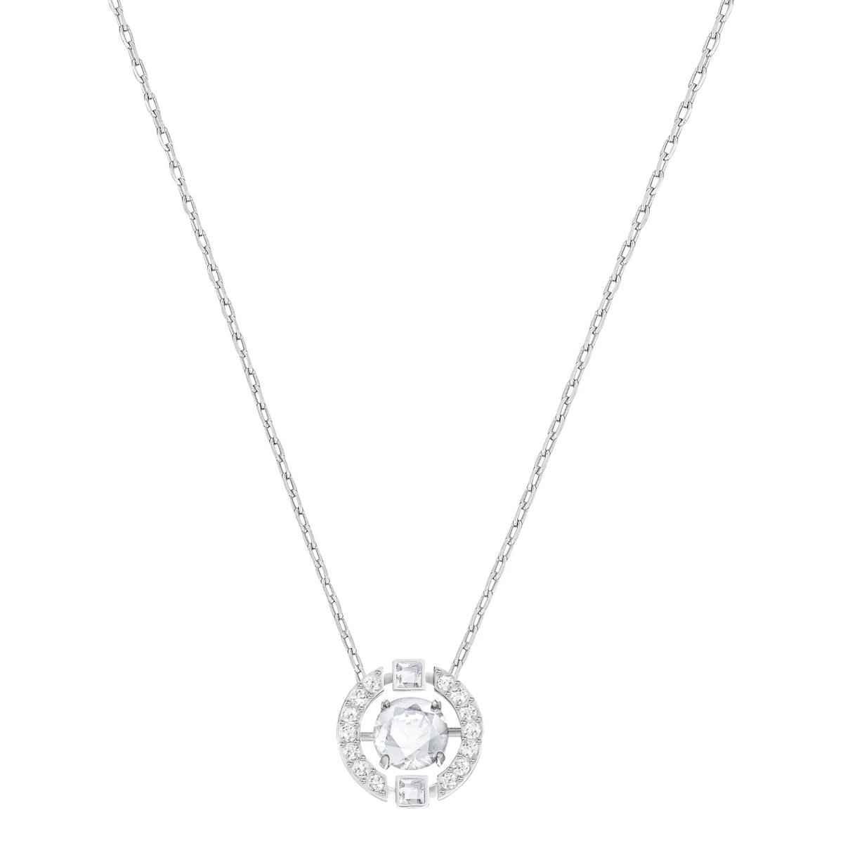 Swarovski Sparkling Dance necklace, white
