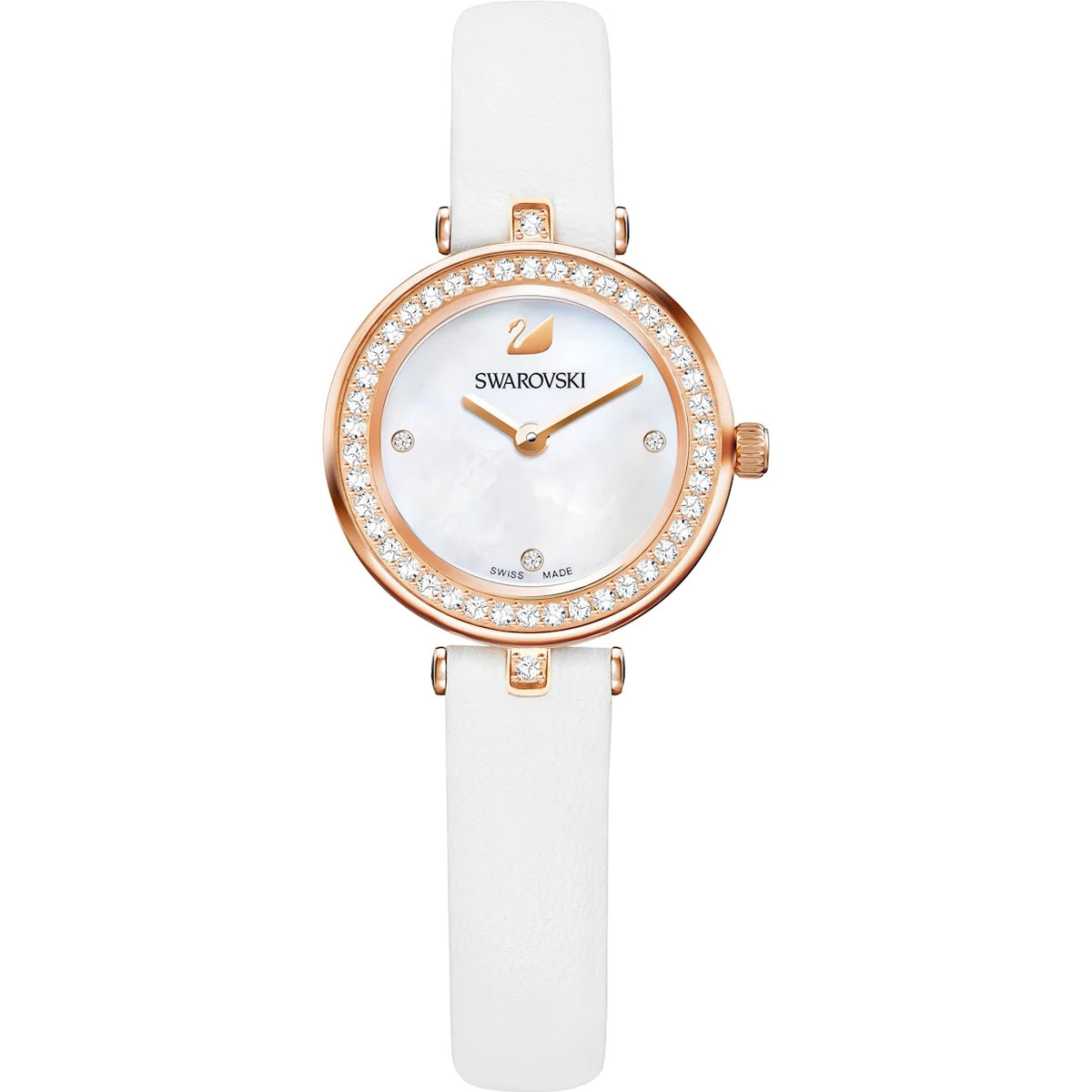 Swarovski Elis Mini Crystal Ladies Watch (for 6” wrist) 5261499 Swarovski Graceful Mini Watch Silver Tone main image 2