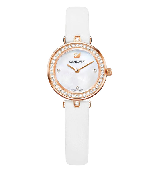 稼働/美品 スワロフスキー Aila Mini バングルウォッチ ローズゴールド Swarovski Aila Dressy Mini 5376651, women's Watch