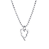 Efva Attling Little crazy heart riipus, hopeaa