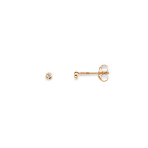 Efva Attling My first diamond studs korvakorut, keltakultaa timanteilla