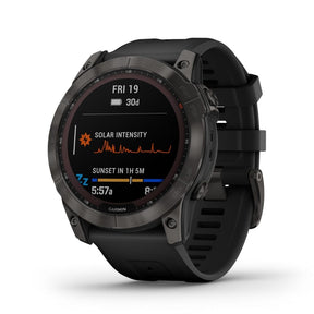 Garmin Fenix 7X Sapphire Solar 51 mm hiilenharmaa ja musta, multisport-GPS-kello 010-02541-11