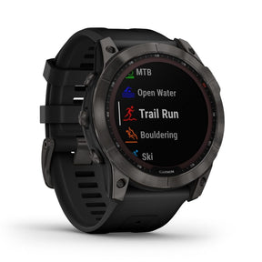 Garmin Fenix 7X Sapphire Solar 51 mm hiilenharmaa ja musta, multisport-GPS-kello 010-02541-11