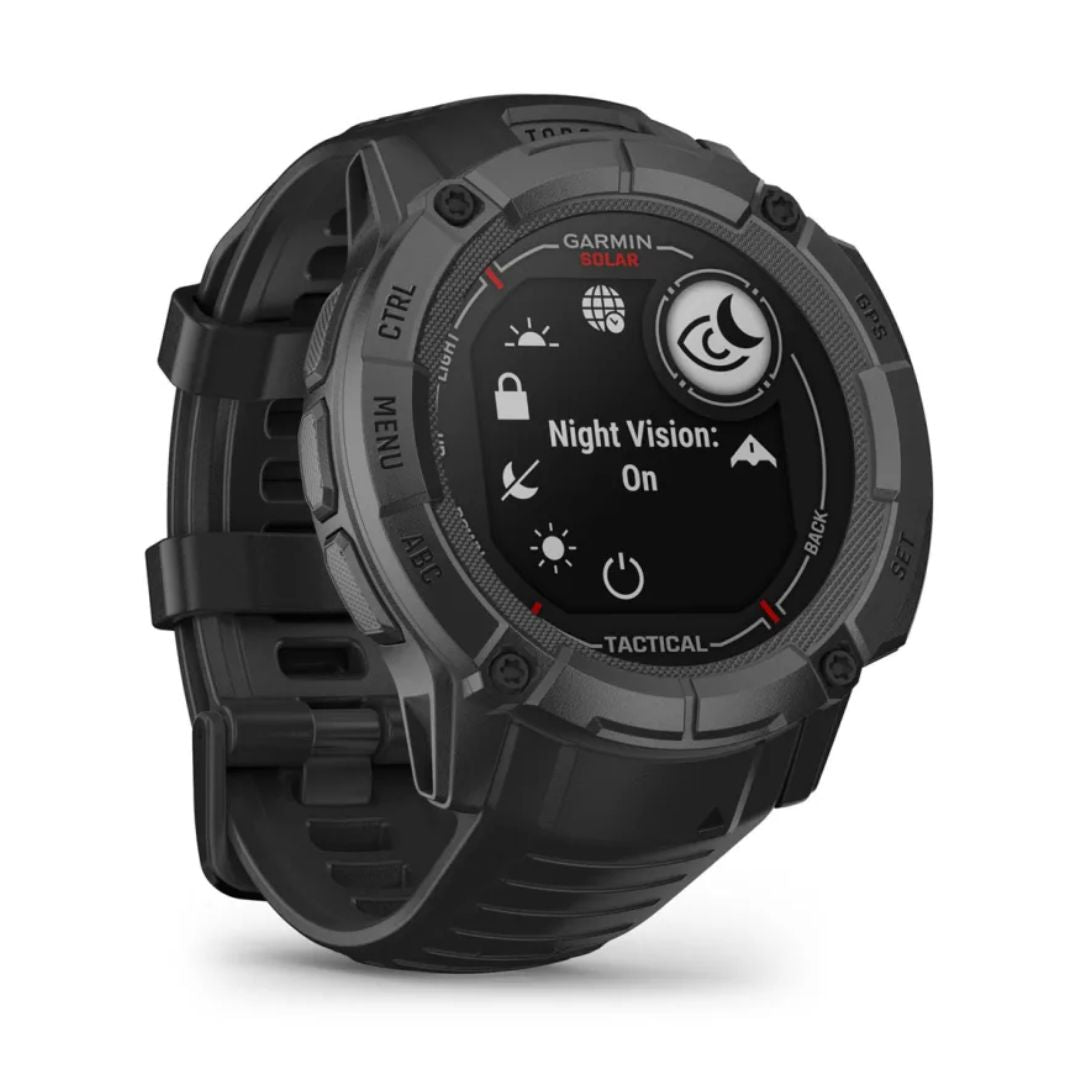 Garmin Instinct 2X Solar, Tactical Edition, Black, GPS Smartwatch 010-