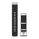 Garmin QuickFit 22mm ranneke, jakardikudottu musta nailon 010-12738-21 - Garmin - Laatukoru