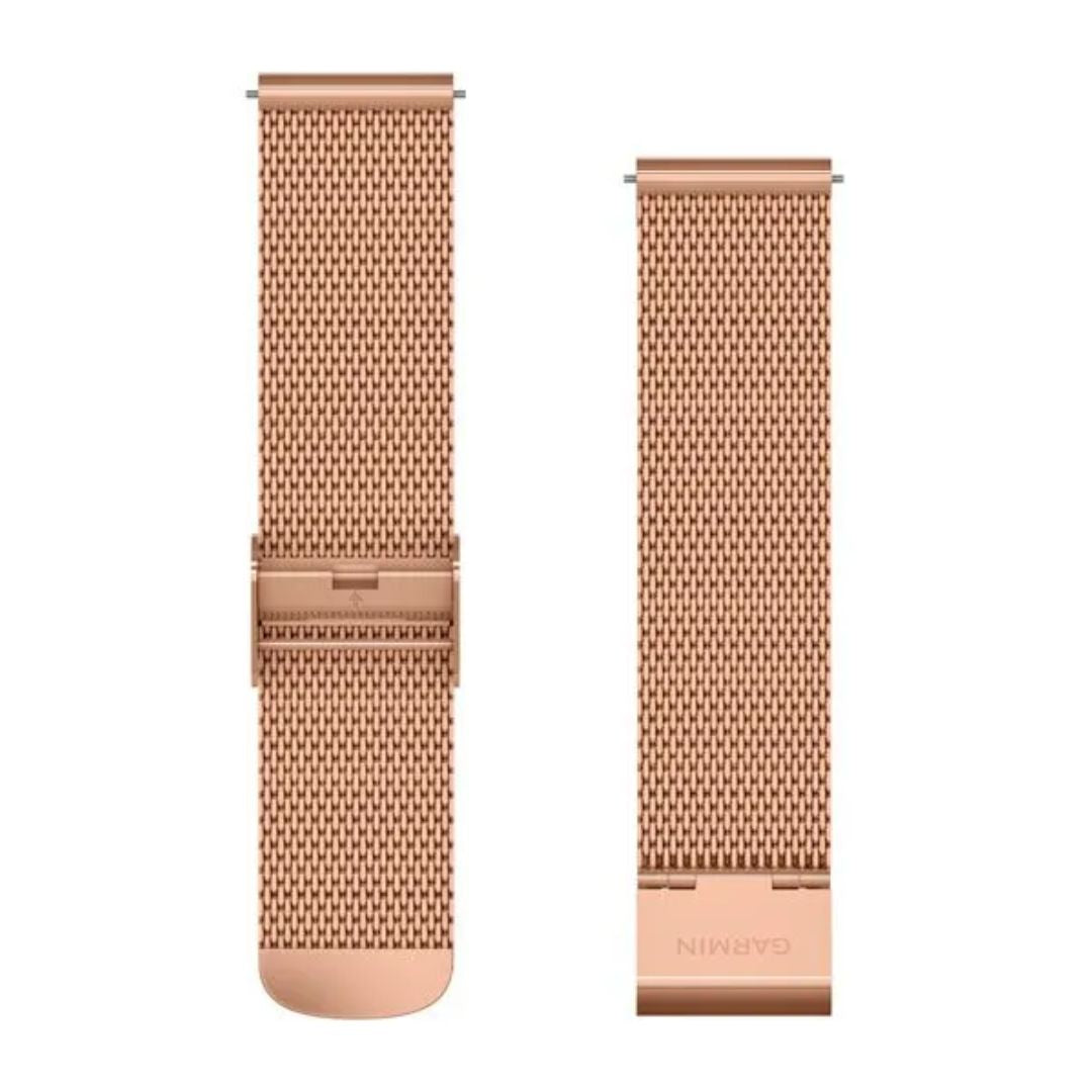Garmin QuickFit 20 Milanese Watch Band Rose Gold (010-12870-00)