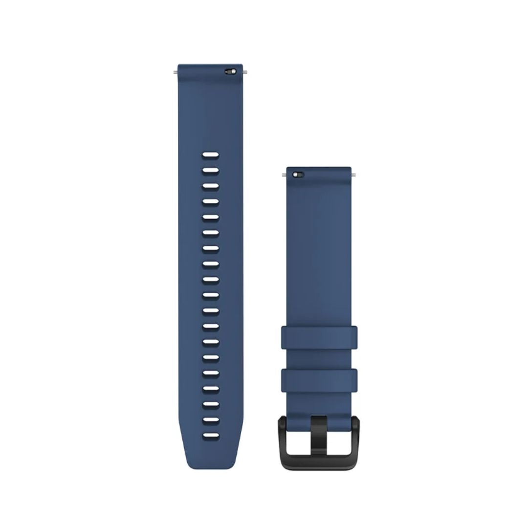 Garmin Quick release -silikoniranneke 20mm, pikakiinnitys, sininen, 010-13076-04