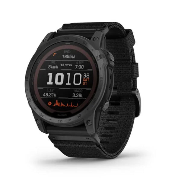 Garmin Tactix 7 Pro Ballistics Edition Black Titanium and Nylon Strap