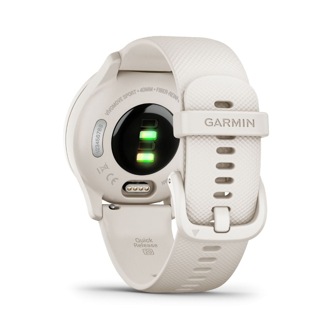 Garmin Vivomove Sport peach gold and light hybrid smartwatch 010-02566
