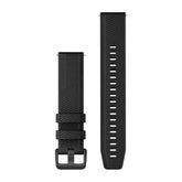 Garmin musta Quick release -silikoniranneke 20mm, pikakiinnitys, 010-12926-00