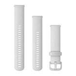 Garmin valkoinen Quick release -silikoniranneke 20mm, pikakiinnitys, 010-13021-01