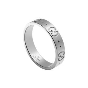 Gucci Icon sormus, valkokultaa, 086YBC073230002015