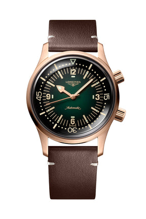 Longines Legend Diver Bronze L3.774.1.50.2 rannekello - Longines - Laatukoru