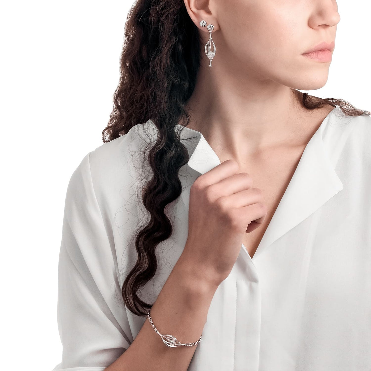 Lumoava Kaikkeus, hopeakorvakorut, pieni - Lumoava - Laatukoru