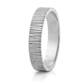 Lumoava Raita sormus 5 mm, hopea