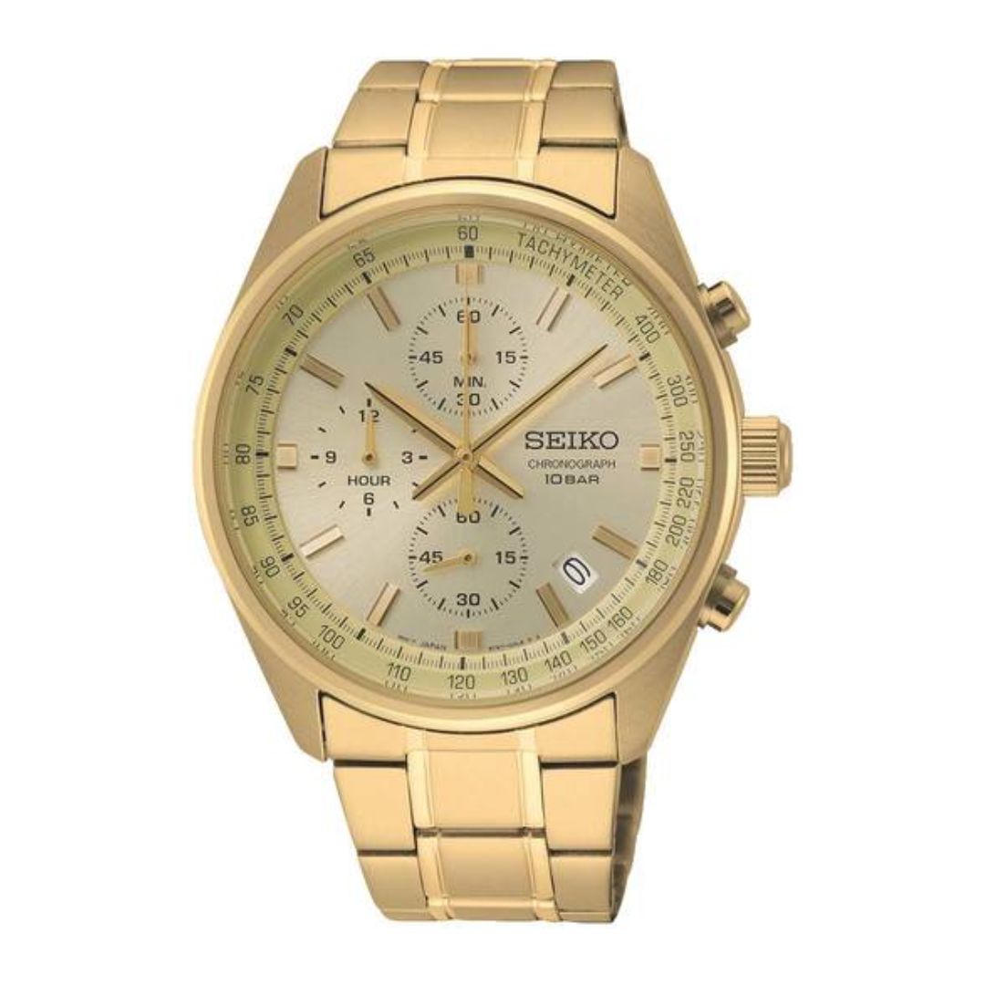 Seiko discount chronograph gold