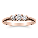 Silván Charlotte timanttisormus 0,34ct, 14K rosekultaa, Silván vihkisormukset