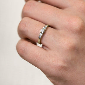 Silván Charlotte timanttisormus 0,42ct, 14K keltakultaa, Silván vihkisormukset