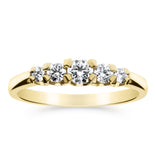 Silván Charlotte timanttisormus 0,42ct, 14K keltakultaa, Silván vihkisormukset