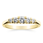 Silván Charlotte timanttisormus 0,42ct, 14K keltakultaa, Silván vihkisormukset
