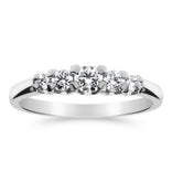 Silván Charlotte timanttisormus 0,42ct, 14K valkokultaa, Silván vihkisormukset