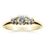 Silván Charlotte timanttisormus 0,50ct, 14K keltakultaa, Silván vihkisormukset