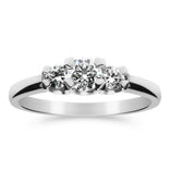 Silván Charlotte timanttisormus 0,50ct, 14K valkokultaa, Silván vihkisormukset