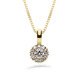 Silván Lauriel timanttiriipus 0,23ct, 14K keltakultaa, Silván timanttikorut