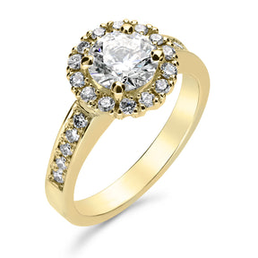 Silván Lauriel timanttisormus 1,49ct, 14K keltakultaa, Silván vihkisormukset