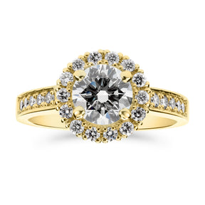 Silván Lauriel timanttisormus 1,49ct, 14K keltakultaa, Silván vihkisormukset