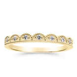 Silván Mimosa timanttisormus 0,08ct, 14K keltakultaa, Silván vihkisormukset