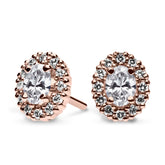 Silván Rosalie timanttikorvakorut 0,52ct, 14K rosekultaa, Silván timanttikorut