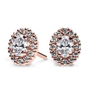 Silván Rosalie timanttikorvakorut 0,52ct, 14K rosekultaa, Silván timanttikorut