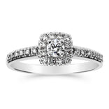 Silván Carmosier timanttisormus 0,36ct, 14K valkokultaa, Silván timanttikorut - Silván - Laatukoru