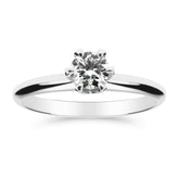 Silván Solitaire timanttisormus 0,40ct, 14K valkokultaa, Silván vihkisormukset