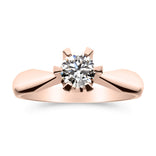 Silván Solitaire timanttisormus 0,50ct, 14K rosekultaa, Silván vihkisormukset