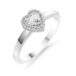 Silván timanttisormus 0,28ct, 14K valkokultaa, Silván vihkisormukset - Silván - Laatukoru
