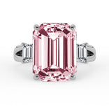 Silván timanttisormus 4,38ct morganiitilla ja 0,63ct timanteilla, 18K valkokultaa, Silván vihkisormukset - Silván - Laatukoru