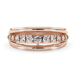 Silván timanttisormus 0,15ct, 14K rosekultaa, Silván vihkisormukset