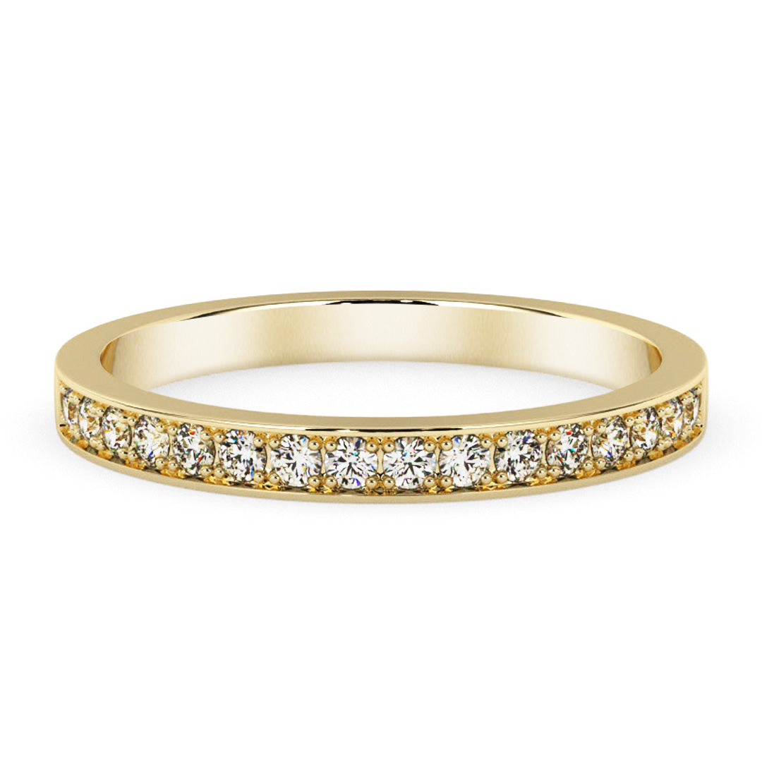 Silv n diamond ring 0 16ct 14K yellow gold Silv n wedding rings