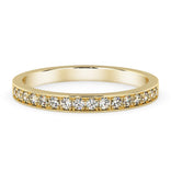 Silván timanttisormus 0,16ct, 14K keltakultaa, Silván vihkisormukset