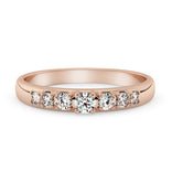 Silván timanttisormus 0,26ct, 14K rosekultaa, Silván vihkisormukset - Laatukoru