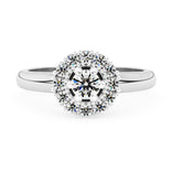 Silván timanttisormus 0,42ct, 14K valkokultaa, Silván timanttikorut - Silván - Laatukoru